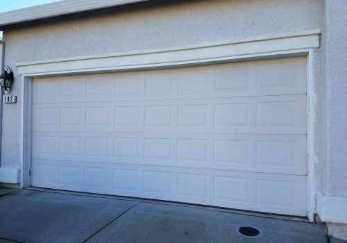 before garage door