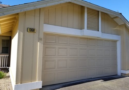 before garage doors